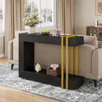 Einhomn 42.5" Console Table Behind Couch, 2-Tier Narrow Entryway Table - Image 5
