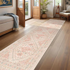Runner Rug 2x10, Vintage Washable Rugs - Image 5