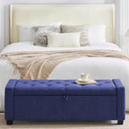 Huatean Home 48" Ottoman with Storage, Storage Ottoman Bench with Safety Hinge - Image 8
