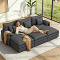 Vesgantti 108" Cloud Couch for Living Room, t6 Seats Deep Seat Sectional by Vesgantti