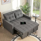 GOSUHI 52" Sleeper Sofa with Pull-Out Bed, 3-in-1 Convertible Sofa Bed by GOSUHI