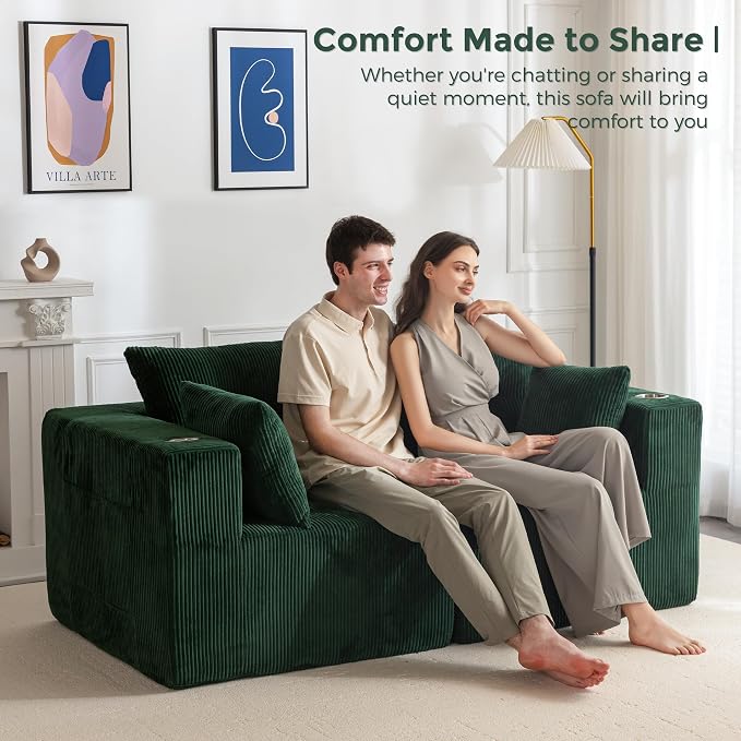 MAXYOYO Modular Sectional Sofa Couch, Loveseat Boneless Cloud Couch - Image 3