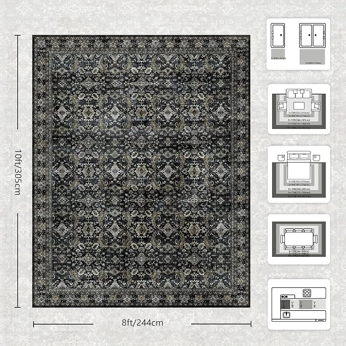 8x10 Area Rugs for Living Room - Image 2