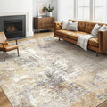 LOONGRUG 5x8 Area Rug Washable Neutral Modern Abstract Living Room Rugs | Soft by LOONGRUG