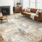 LOONGRUG 5x8 Area Rug Washable Neutral Modern Abstract Living Room Rugs | Soft by LOONGRUG