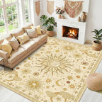 Vacuum-Friendly, 9x12 Washable Area Rug by meejou