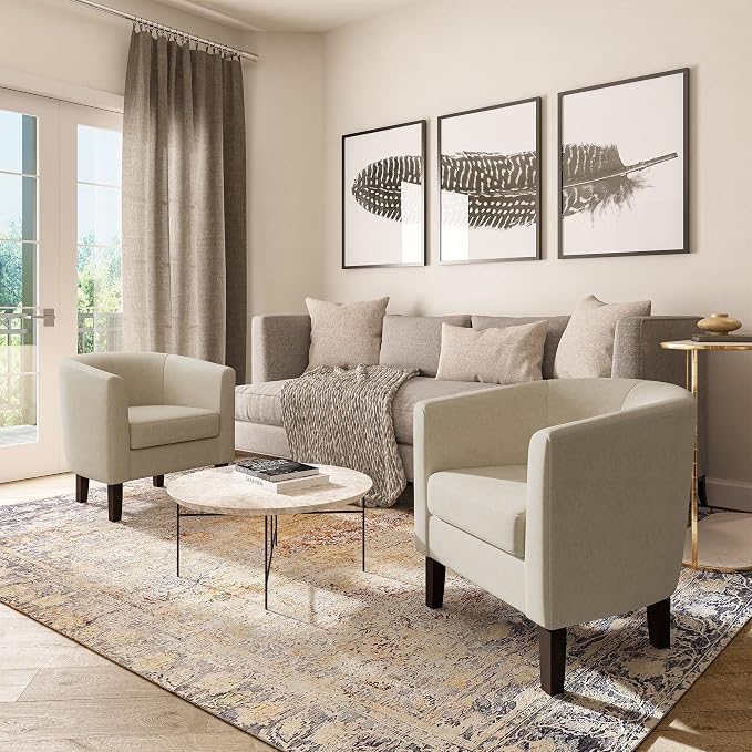 BELLEZE Accent Barrel Chair - Image 6