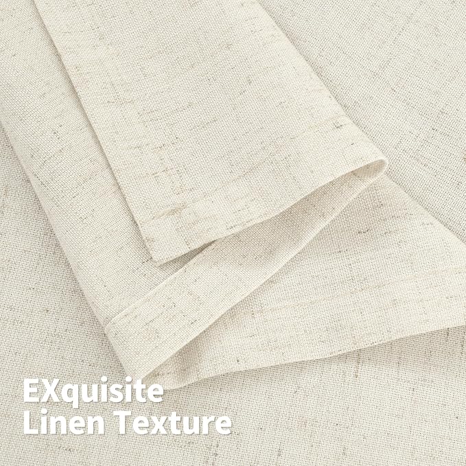 YoungsTex Short Linen Curtains 45 Inches Length - Image 8