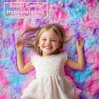 Ultra Soft Rainbow Purple Area Rugs - Image 8