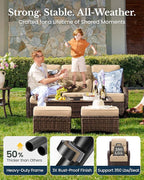 HILLGA 11-Piece Luxury Patio Furniture Set - Image 6