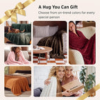 Bedsure Soft Burnt Orange Throw Blanket - Image 7