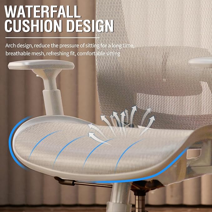 ELABEST Mesh Office Chair, Ergonomic Computer Desk Chair, Sturdy Task Chair- - Image 9