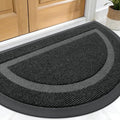 OLANLY Half Circle Front Door Mat Outside 29.5x17 All-Season Rubber Doormat | by OLANLY