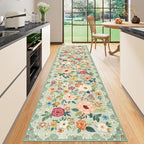 DUKINO 2.6x10 Runner Rug for Hallway, Washable Kitchen Rugs Non Slip, Low Pile - Image 8