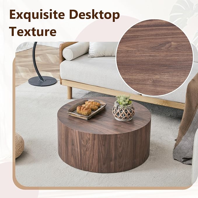 23.6'' Modern Round Coffee Table - Image 4