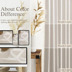 Pearl White Linen Curtains 102 Inches Long - Image 3