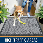 OLANLY Front Door Mat Outside Entrance 47x23, Waterproof Heavy-Duty Doormat | - Image 6