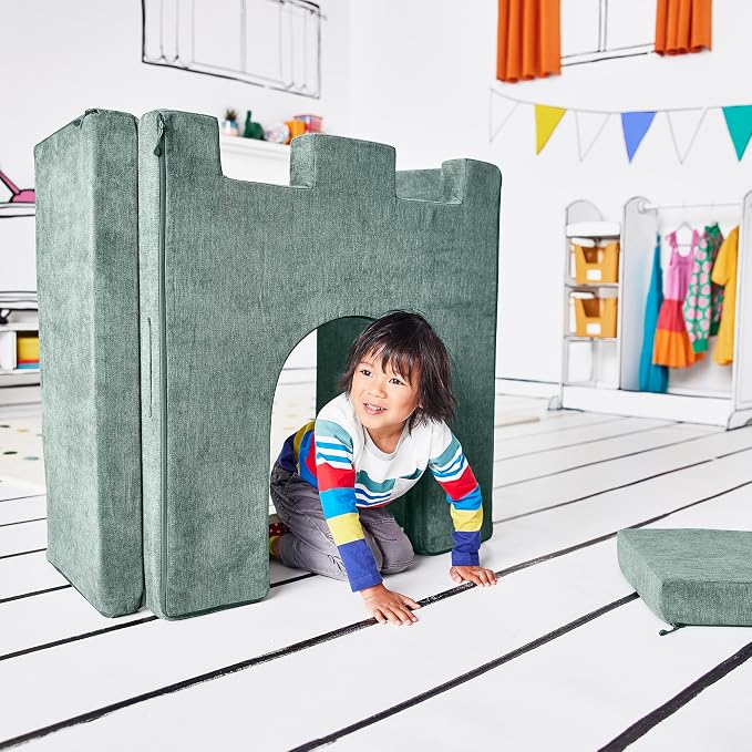 Yourigami Kids and Toddler Play Castle, Playroom Couch Add-On Set, Durable by Yourigami