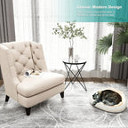 HLR Modern Round Side Table, End Table - Image 5
