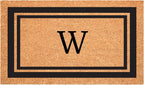 Calloway Mills 152961830W Black Border 18" x 30" Monogram Doormat by Callowaymills
