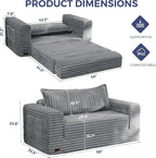 MAXYOYO Convertible Sofa Bed, 2 in 1 Folding Couch Bed - Image 2