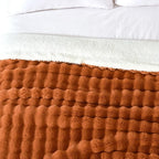 60x80 Inches Ultra-Soft Fuzzy Faux Fur Plush Twin Size Blanket - Image 4