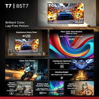 TCL Amazon Exclusive 85 Inch Class T7 Series | 4K QLED HDR Lag-Free Smart - Image 3