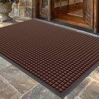 Front Door Mat Outside Entrance, Heavy Duty Waterproof Doormat | 47.5"x35.5" by WELDUN%E2%80%94IdealChoiceforHome