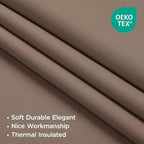 Joydeco Blackout Curtains 108 Inches Long, Thermal Insulated Black Out Curtains - Image 3