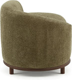 Christopher Knight Home Bouclé Chaise Lounge Sofa Mid Century Modern - Image 12