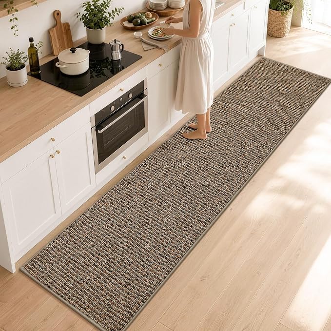 BEQHAUSE Kitchen Runner Rugs 31"x120", Kitchen Mats by BEQHAUSE