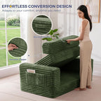 MAXYOYO Convertible Sofa Bed, 2 in 1 Folding Couch Bed - Image 9