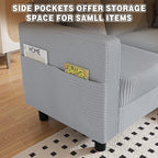 JAMFLY Convertible L-Shaped Sectional Sofa - Image 5