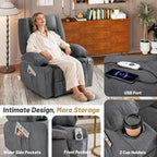 Oversized Swivel Rocker Recliner Chair - Image 8