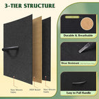 WLIVE Dresser with 4 Drawers, Fabric Storage Tower, Organizer Unit - Image 6