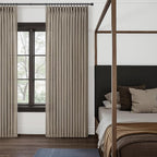 Pinch Pleated Light Filtering 70 Inch Extra Wide Curtains 108 Inches Long - Image 6