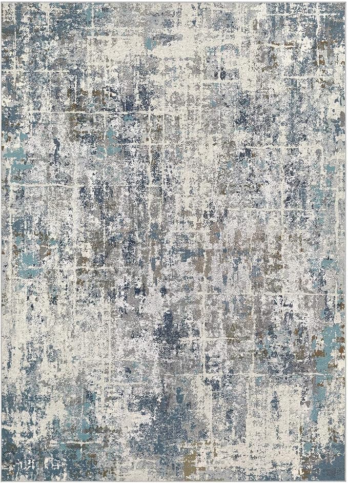 DMOYEST Area Rug Living Room Rugs 6x9 Washable Abstract Carpet | Neutral Modern - Image 8
