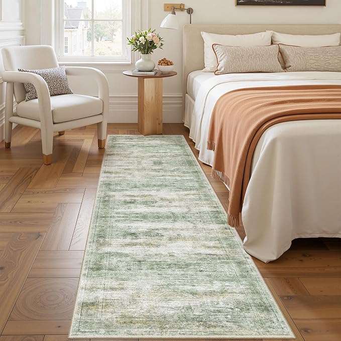 2x8 Runner Rug Non Slip, Washable Hallway Runner Rug, Nursery Room, Soft Runner - Image 5