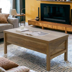 Lift Top Coffee Table with Hidden Compartment, Storage Coffee Table with Lift - Image 4