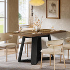 Tribesigns 47-Inch Dining Table Set of 2, Farmhouse Kitchen Table - Image 7