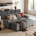 LINSY HOME 90" Modular Cloud Love Seat Sofa, Corduroy Soft Sectional Couch by LINSYHOME