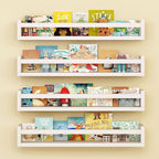 Onlysky Set of 4 Wall-Mounted Kid's Bookshelf by Onlysky