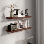 Fun Memories Floating Shelves 32 Inch Long, 9.3 Inch Deep Classic Crown Molding - Image 5