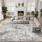 LOONGRUG 10x14 Area Rugs Washable Large Neutral Modern Living Room Rug | by LOONGRUG