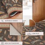 Long Runner Rug 2'6"x10', Washable Non Slip Carpet - Image 4