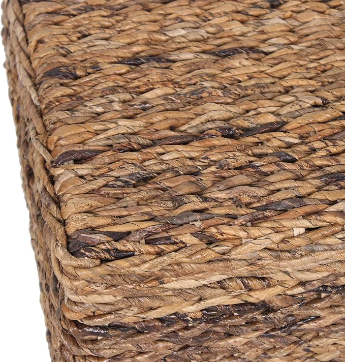East at Main Woven Rattan Storage Coastal Coffee Table - Image 6