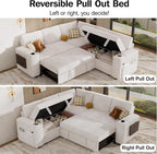 Vipbear 86" Modular Sectional Sleeper Sofa - Image 6