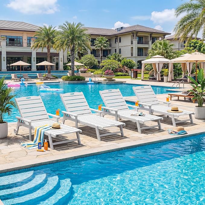 Outdoor Lounge Chair Set of 4 - Image 2