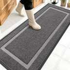 OLANLY Front Door Mat Outside 59x20, All-Season Heavy-Duty Rubber Doormat | by OLANLY