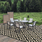 SAND MINE Waterproof Outdoor Rug 10x20 ft, Plastic Reversible Rug, Modern Area - Image 6